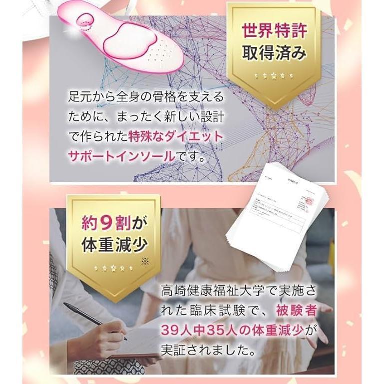 Pitsole ピットソール 中敷き 美脚 姿勢サポート インソール 美姿勢