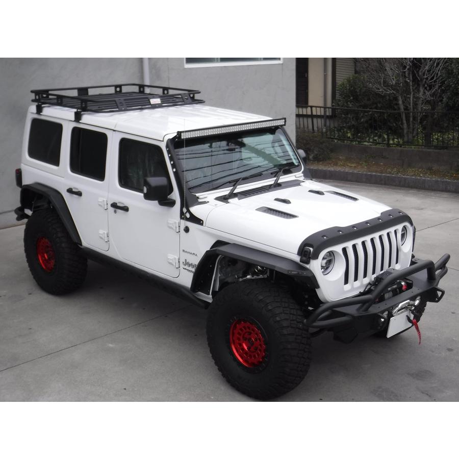 【正規品】 [SMITTYBILT(スミッティビルト)正規代理店]ディフェンダーラック/ルーフラック/ルーフキャリア JEEP ジープ JL ラングラー 4ドア用 【J2086570749】(72726円)