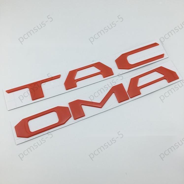 TACOMA タコマ エンブレム ステッカー 3D立体 米国トヨタ リア トランク テール ハイラックス サーフ マット3色可選｜3gastu-store｜02