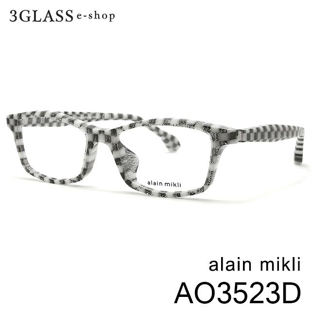 alain mikli（アランミクリ）AO3523D 53mm 1カラー 001(白黒ドット市松