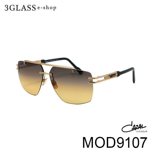 CAZAL カザール MOD9107 カラー 001(ゴールド/ブラック) 62mm メンズ