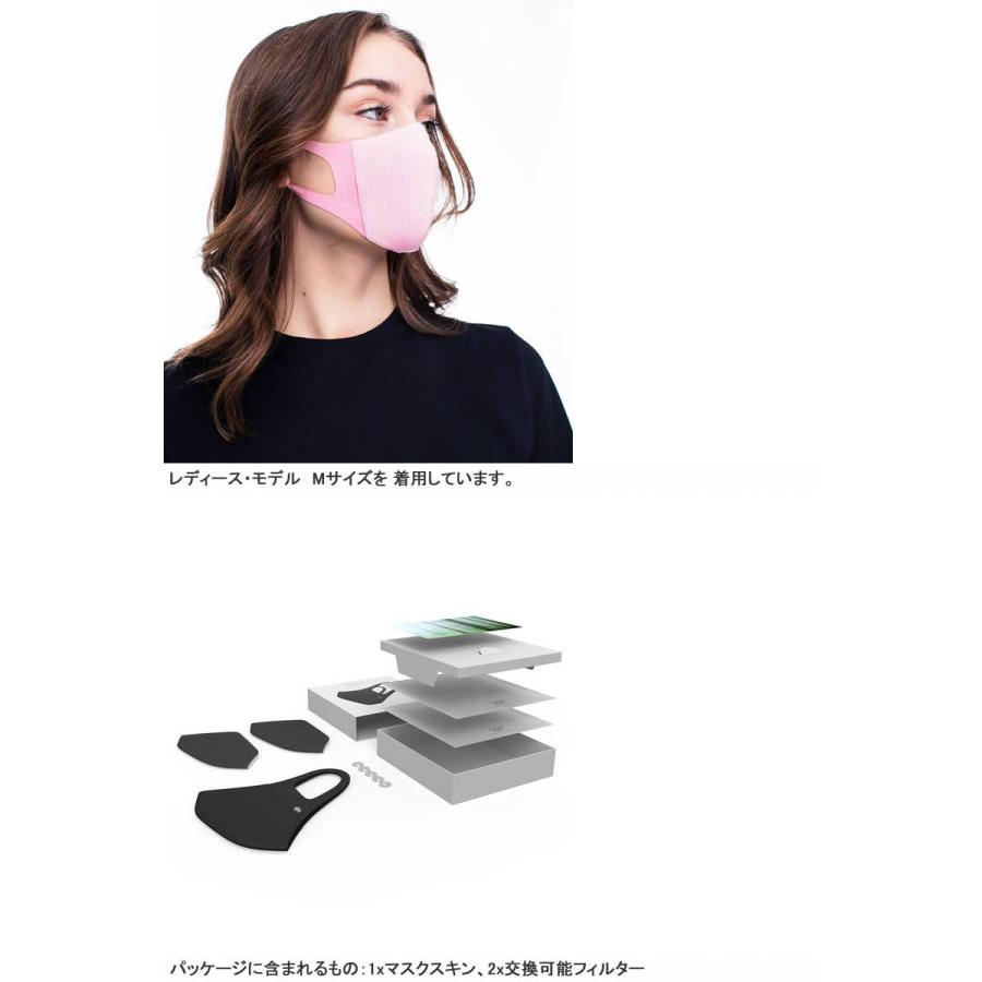 Airinum(エリナム) Lite Air Mask 2.0 ライト エアー マスク ブラック グレー ネイビー ホワイト ピンク PM2.5 花粉 風邪予防｜3love｜07