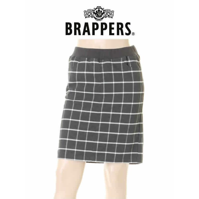 サンプル品 BRAPPERS ブラッパーズ GBRG10E チェック ひざ丈 スカート