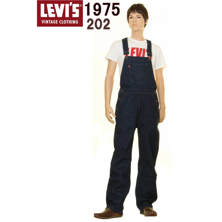 LEVI'S 1970年 202 OVER ALL REPLICA BIG-E RED TAB リーバイス ヴィンテージ クロージング LEVIS VINTAGE CLOTHING JEANS 日本製生地｜3love