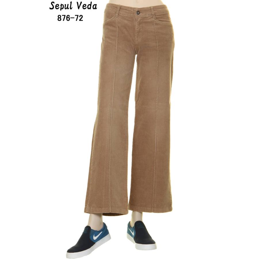 Sepul Veda Sev セプルベダ 876 7235 フレアパンツ コーディロイパンツ レディースパンツ レディースフレアー ストレッチ Br 121 0009 スリーラブ 通販 Yahoo ショッピング