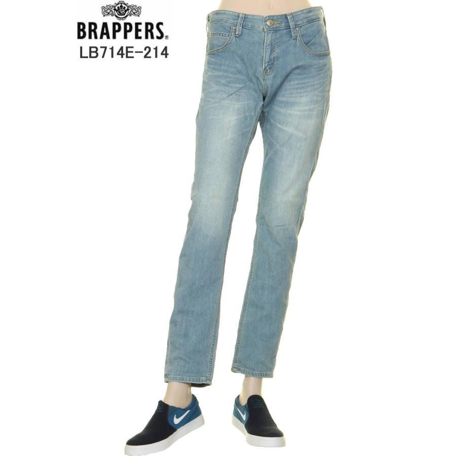 Brappers ブラッパーズ Lb714e 214 クロップドデニムパンツ レディースジーンズ レディースパンツ レディースクロップドパンツ Br 121 0014 スリーラブ 通販 Yahoo ショッピング
