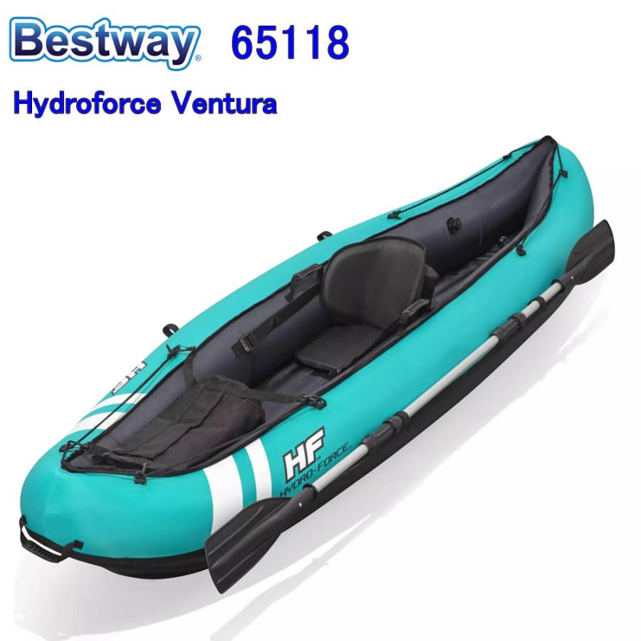 Bestway 65118 Hydro-Force Kayaks Ventura Blue/Black 1-Person 