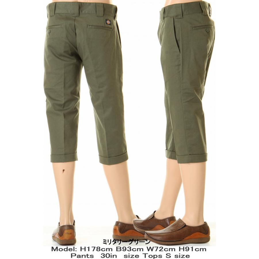 Dickies ディッキーズ 161M40WD21 クロップドパンツ メンズ CROPPED WORK PANTS ハーフパンツ7分丈 ワーク