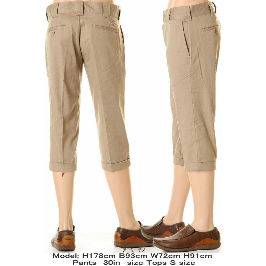 Dickies ディッキーズ 161M40WD21 クロップドパンツ メンズ CROPPED WORK PANTS ハーフパンツ7分丈 ワーク