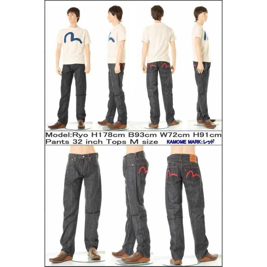 エヴィスジーンズ38〜42inペイントカモメ No1 2000 レギュラーストレート ヴィンテージデニムEVISU JEANS REGULAR FIT｜3love｜02