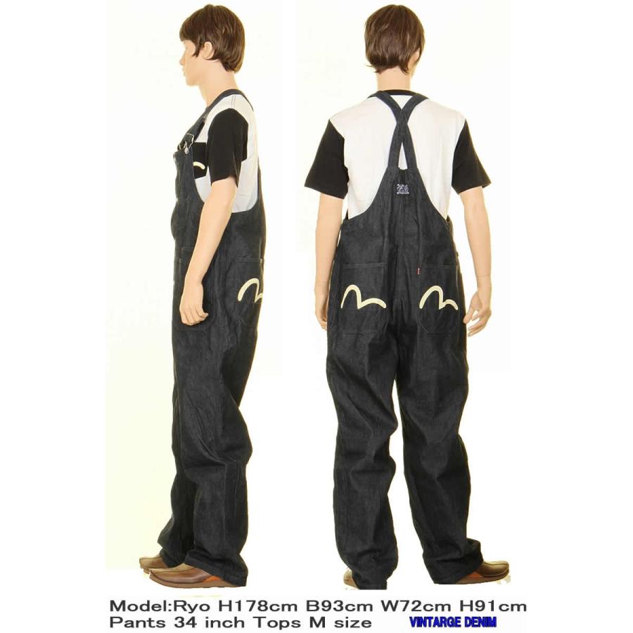 EVISU JEANS エヴィス ジーンズ EOD-2900 OVERALL エヴィス EVISU JEANS エヴィス ジーンズ EOD-2900 OVERALL エヴィス