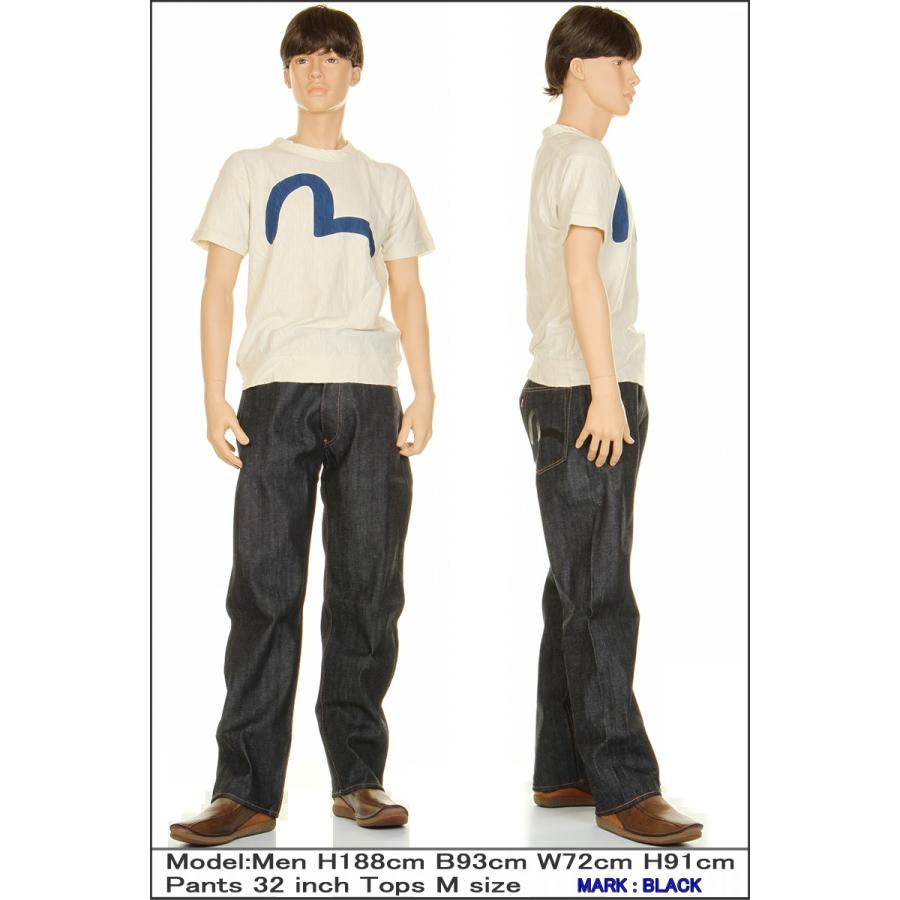 EVISU エヴィスジーンズ24〜36inユーロカモメ 白 黒 No2 2001 EVISU エヴィスジーンズ24〜36inユーロカモメ 白 黒 No2 2001