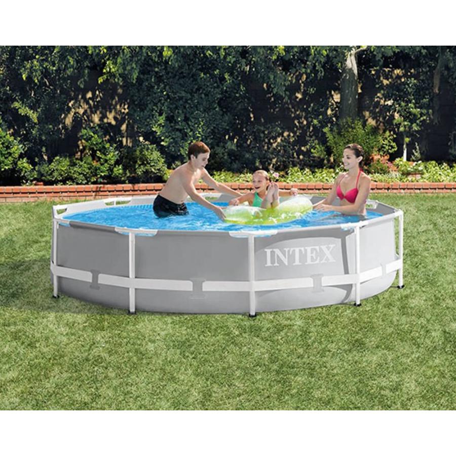 INTEX インテックス 26700 10FT PRISM FRAME POOL メタル フレームプール 円形 プール 幅305cm×奥行