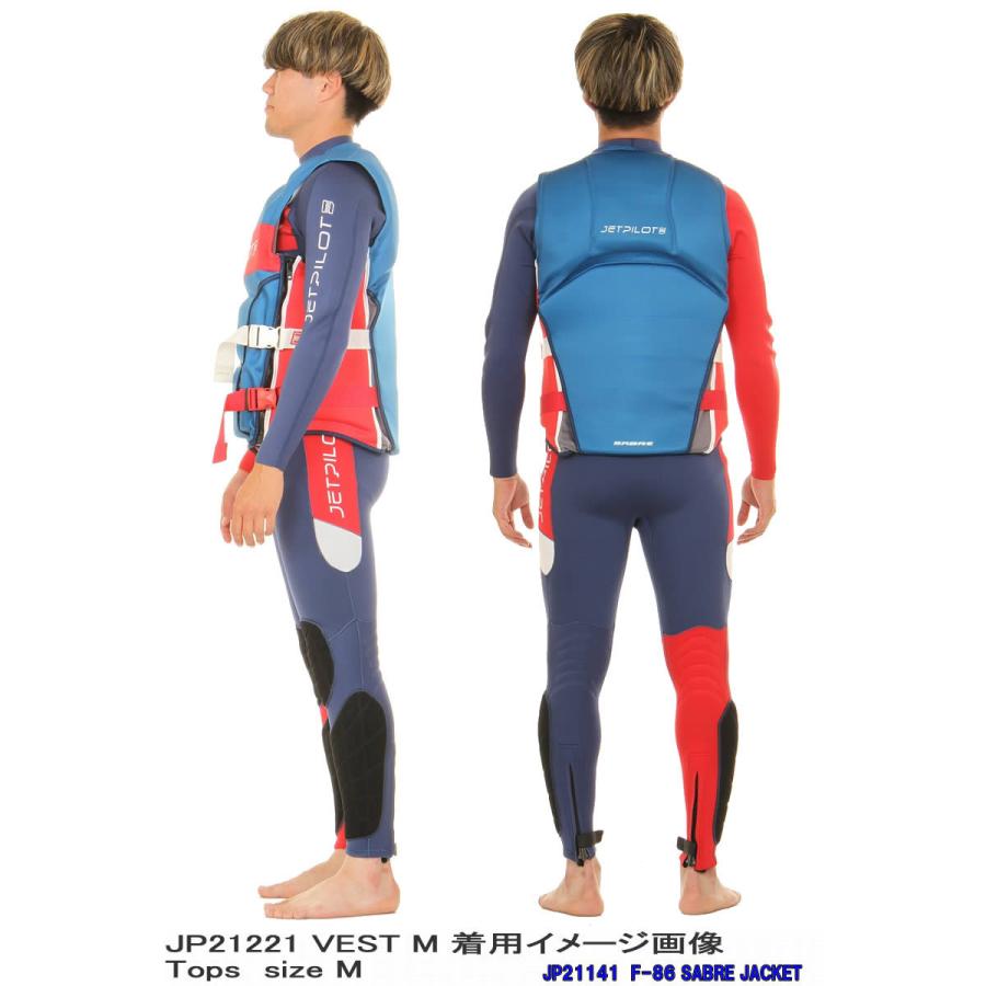 JET PILOT JP21221 XL RED/BLUE F-86 SABRE NEOPRENE CGA VEST ジェットパイロット F-86セイバーフライトネオプレンCGAベスト｜3love｜15