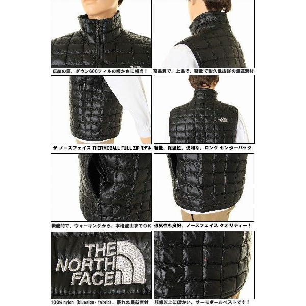 ザ・ノースフェイス サーモボール ベスト A7ZK THE NORTH FACE M THERMOBALL VEST ブラック 黒 新品 USAモデル｜3love｜04