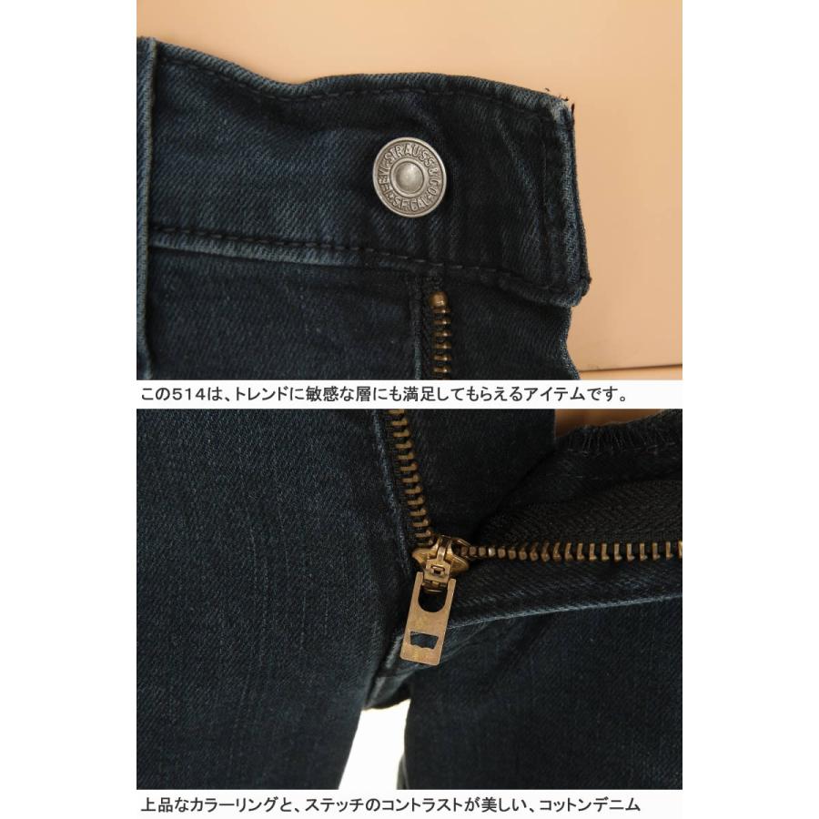 LEVI'S 514 REGULAER STRAIGHT JEANS 00514-1657-1658 リーバイス 514 スリム ストレート ジーンズ ミッド ブラック ブルー｜3love｜09