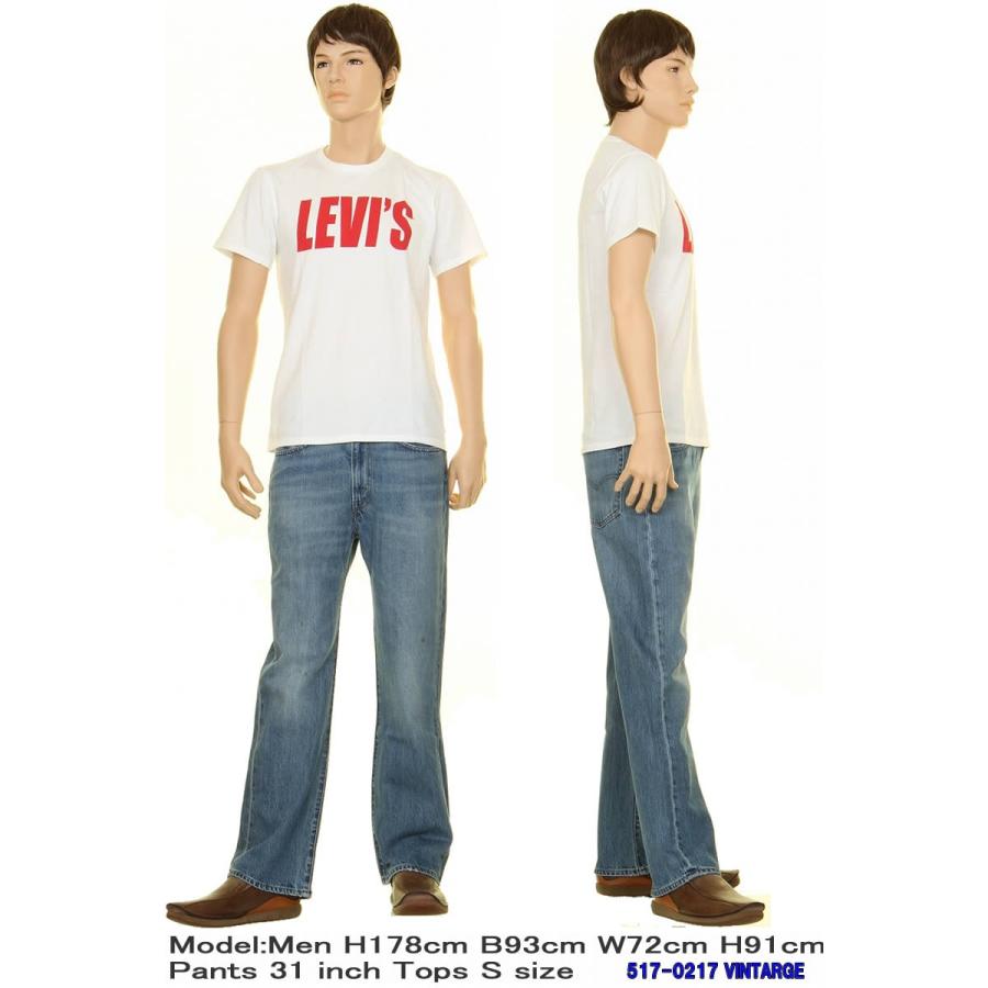 LEVI'S 1970年 517 BOOT CUT REPLICA BIG-E RED TAB リーバイス ヴィンテージ クロージング LEVIS VINTAGE CLOTHING JEANS 日本製生地｜3love｜02