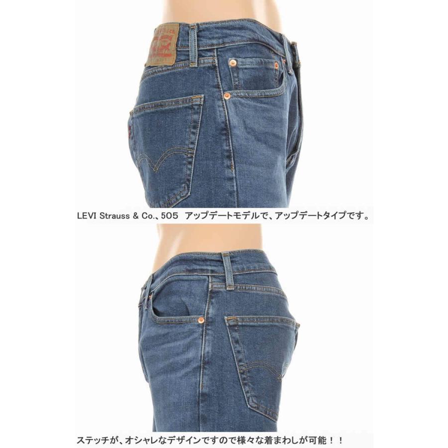 Levi's 505 CUSTOM HOT PANTS 00505-2222-2224 リーバイス デニム ホットパンツ カスタム 505 レギュラー ショートパンツ｜3love｜09