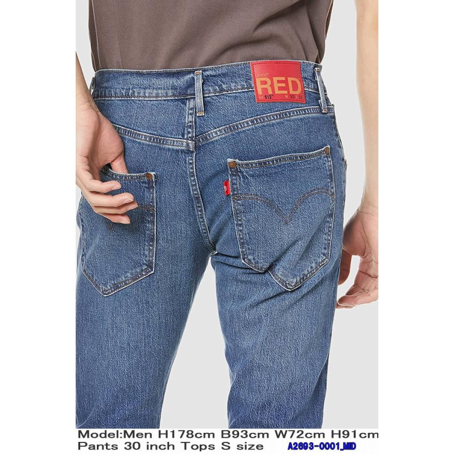 LEVI'S RED 512 A2693-0000 BIG-E SLIM TAPER STRETCH DENIM JEANS リーバイス レッド  ビッグＥ テーパード ストレート ストレッチデニム ジーンズ