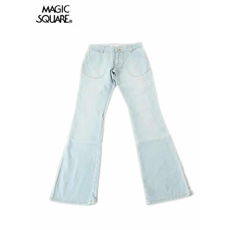 サンプル品 Magic Square マジックスクエア 12 7209 04 フレアージーンズ レディース ガールズ デニム ジーンズ 春夏 婦人服 美脚 Ms 116 0003 スリーラブ 通販 Yahoo ショッピング