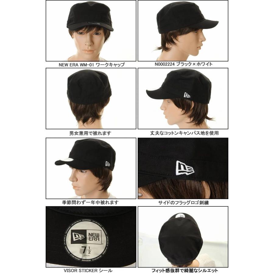 NEW ERA WM-01 ダックコットン ニューエラ ダブルエム ゼロワン ワークキャップ wm-01 WMシリーズ 帽子 キャップ new era 無地 メンズ レディース｜3love｜02