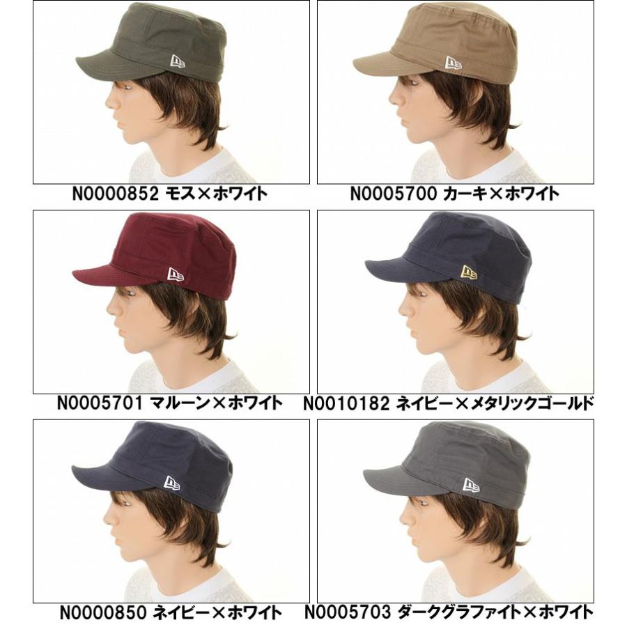 NEW ERA WM-01 ダックコットン ニューエラ ダブルエム ゼロワン ワークキャップ wm-01 WMシリーズ 帽子 キャップ new era 無地 メンズ レディース｜3love｜05