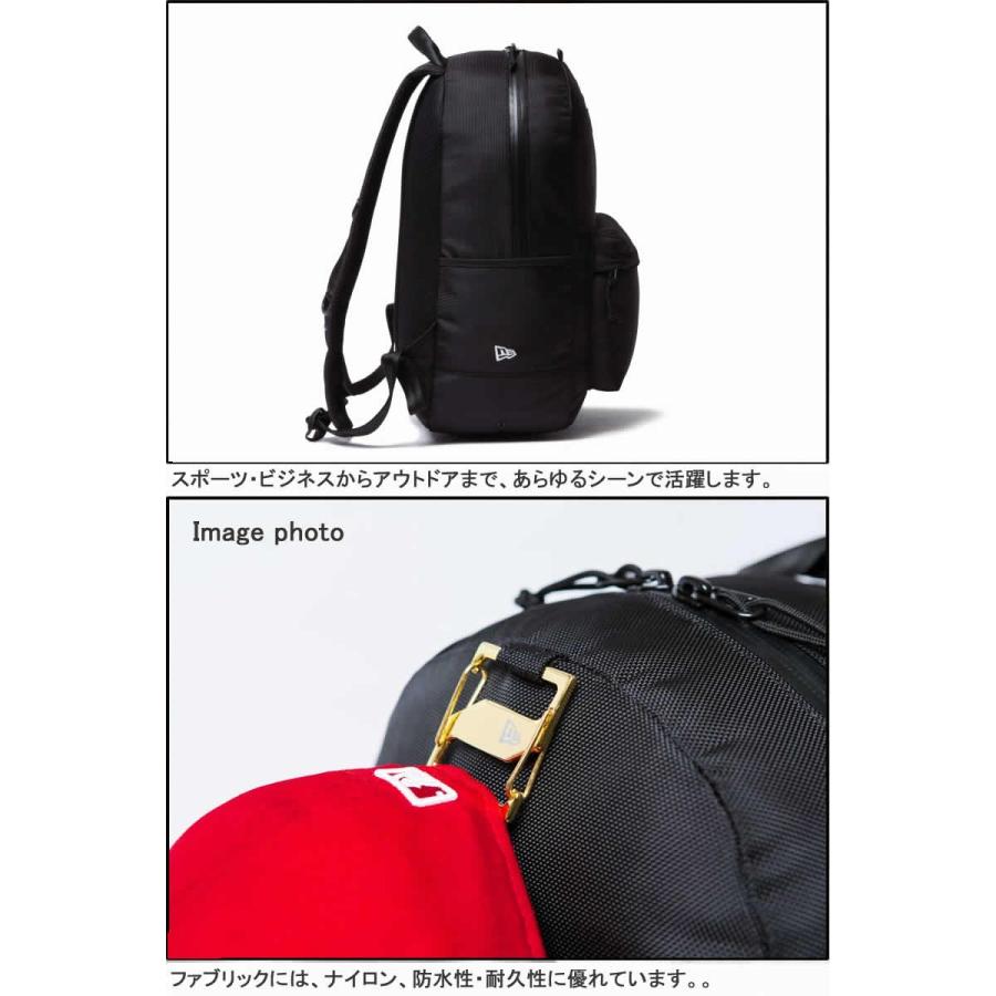 NEW ERA 11404230 ニューエラ LIGHT PACK BLACK ポリエステル デイパック BACK PACK バックパック リュックサック 黒 ブラック｜3love｜02