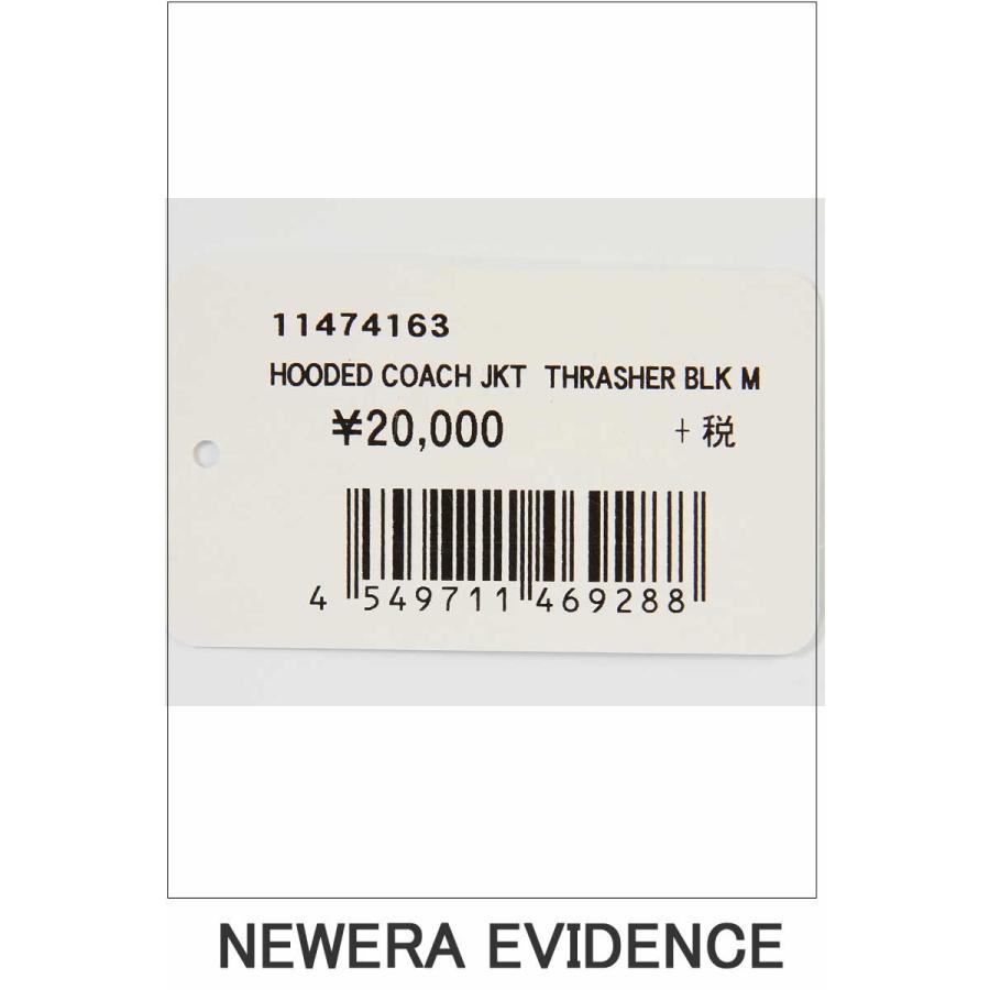 NEW ERA ニューエラ JACKET THRASHER 11474163 New Era フーディー コーチ ジャケット ブラック アウター フリース スケーター 防寒 ロゴ  スラッシャー｜3love｜06