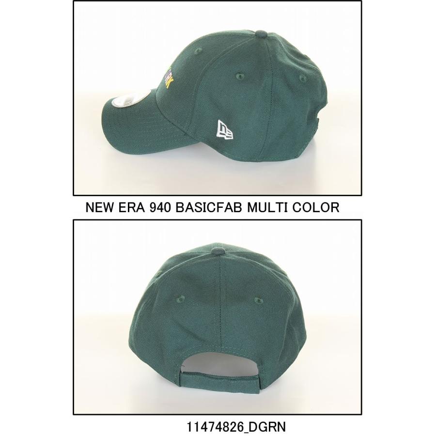 NEW ERA ニューエラ 9FORTY 940 BASICFAB MULTIC 11474825 11474826 11474827 マルチカラー マジックテープキャップ｜3love｜10