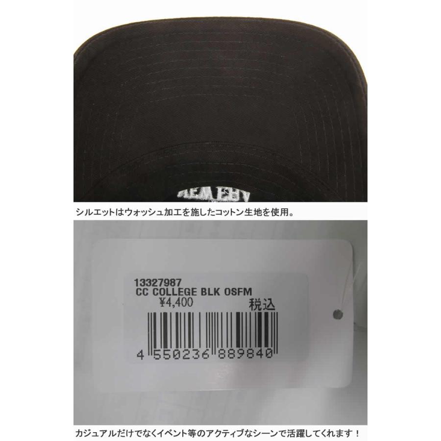 NEW ERA 13327987 CC COLLEGE BLK OSFM カジュアルクラシック College Logo カレッジロゴ NEW ERA NEW YORK ブラッ｜3love｜05