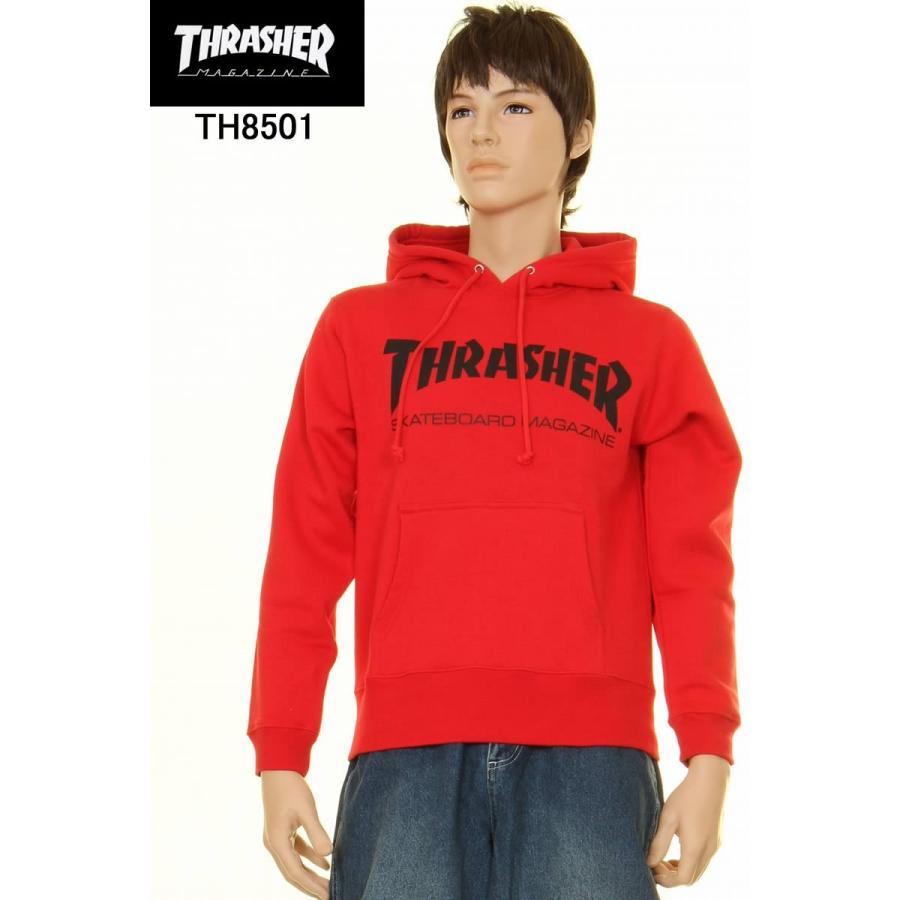 THRASHER TH8501 MAG LOGO HOODIE スラッシャー メンズ パーカー プルオーバーパーカー スケートボード ブランド プルーカー｜3love