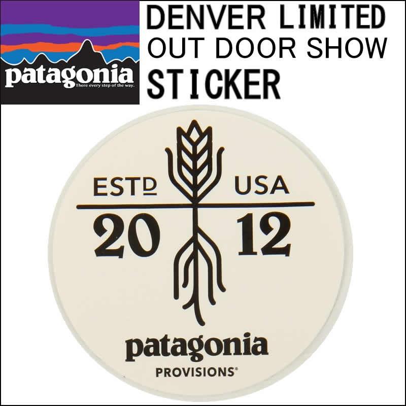 Patagonia 5.7 2012 STICKER MADE IN USA OUT DOOR SHOW DENVER LIMITED MODEL パタゴニア アメリカ デンバー 限定 オリジナル ステッカー｜3love
