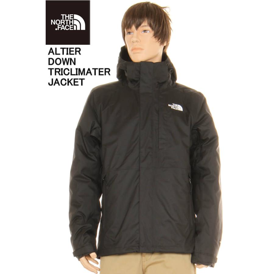 THE NORTH FACE NF0A33PQ JK3_BLACK MEN'S ALTIER DOWN TRICLIMATER JACKET ザ ノースフェイス パーカー ダウンジャケット BLACK ブラック｜3love