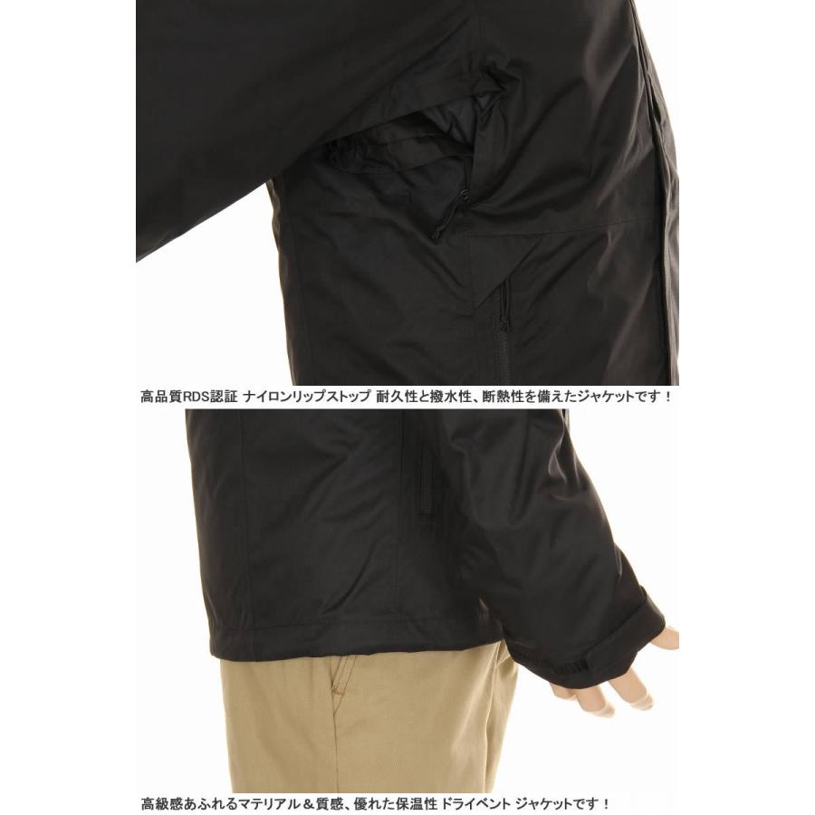 THE NORTH FACE NF0A33PQ JK3_BLACK MEN'S ALTIER DOWN TRICLIMATER JACKET ザ ノースフェイス パーカー ダウンジャケット BLACK ブラック｜3love｜07