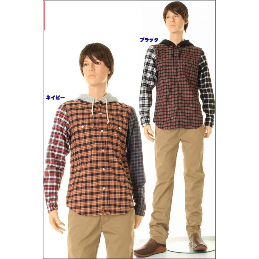 Supreme SupremeHOODED FLANNEL SHIRT シュプリーム フード付き 