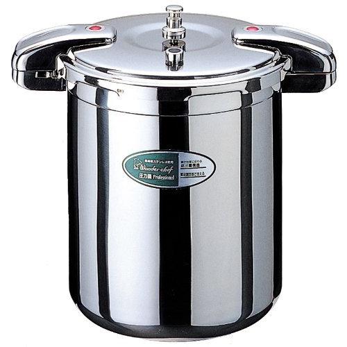業務用圧力鍋 WONDER CHEF ワンダーシェフ 20L ステンレス｜Yahoo