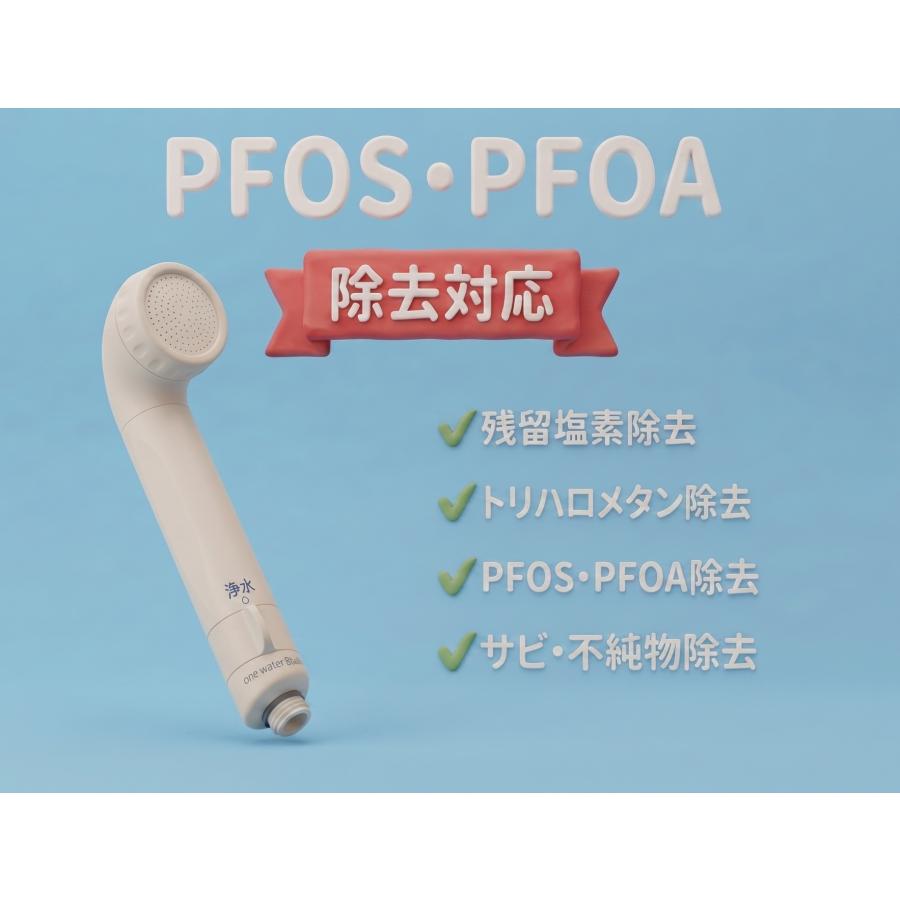 正規代理店】素粒水 シャワーヘッド セラピーシャワー PFOS PFOA除去
