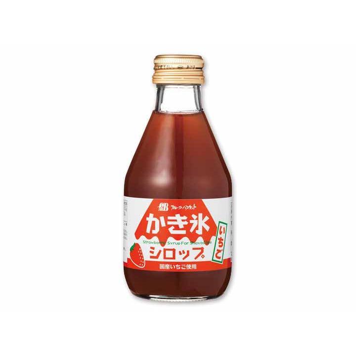 無添加 かき氷 シロップ 180ml 4本セット（ いちご・ぶどう・みかん