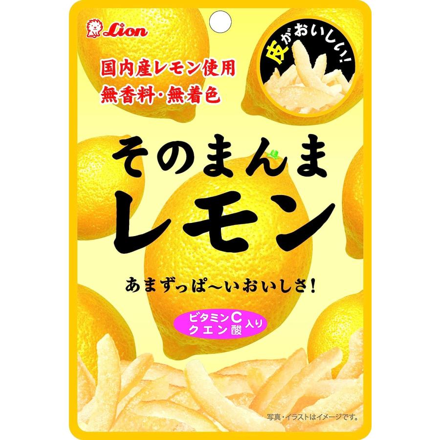 Lion（ライオン） そのまんまレモン 25g×6袋 ライオン菓子 : 3n store