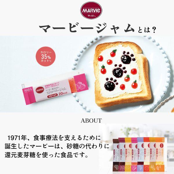 MARVIe マービー ジャム 低カロリー 砂糖不使用 フルーツ 5種類×各5本