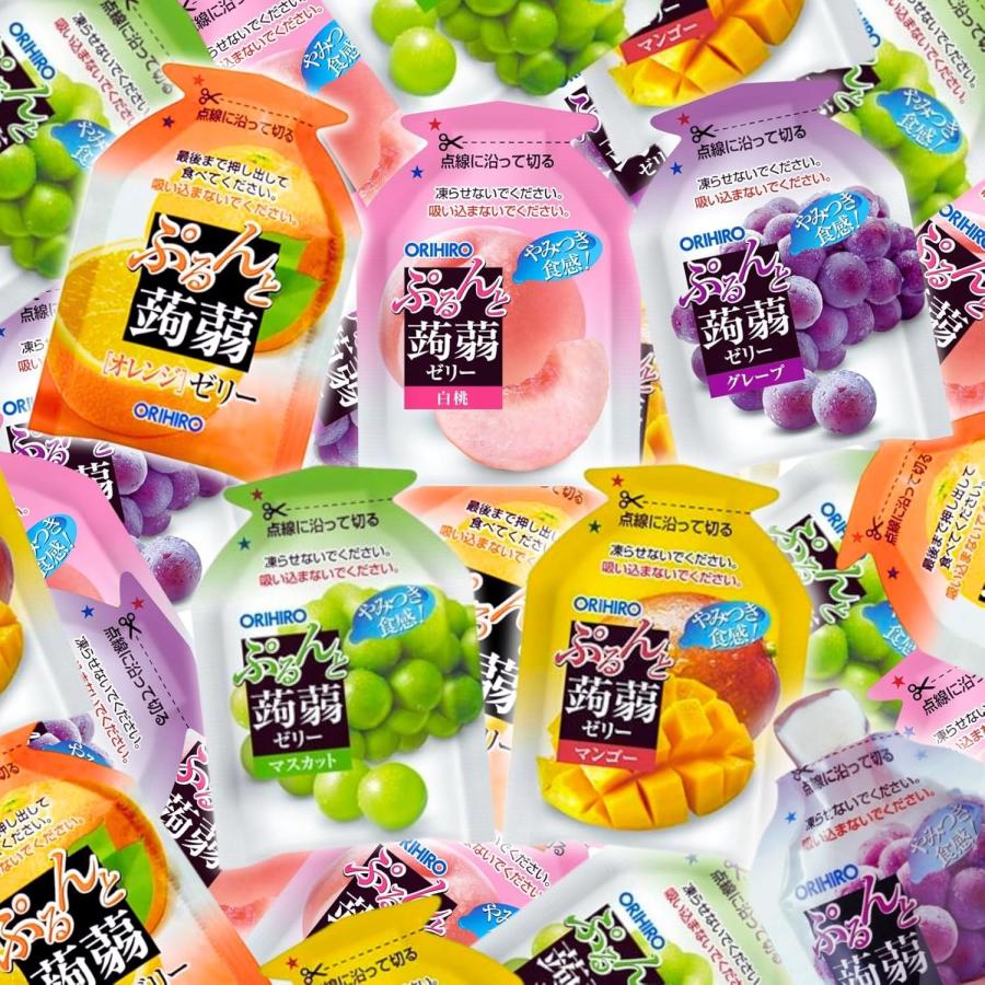 ORIHIRO オリヒロ ぷるんと蒟蒻ゼリー こんにゃくゼリー 5種