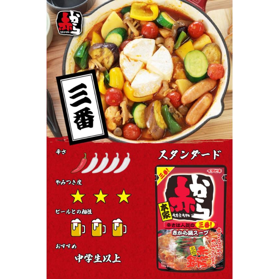 イチビキ 赤から鍋スープ 鍋スープ 赤から 3番 2袋 鍋つゆ 鍋の素 味噌