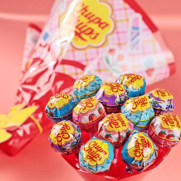 Chupa Chups（チュッパチャプス） フラワーブーケ 24個キャンディ入（1