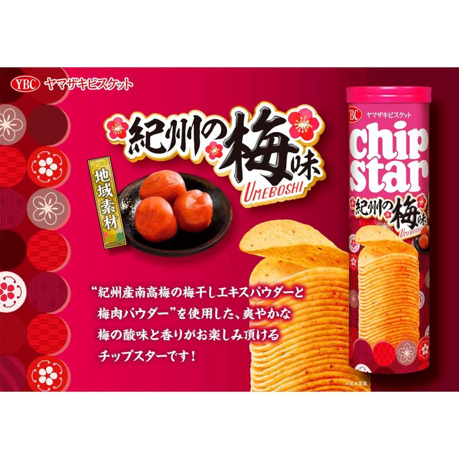 chip star チップスター 紀州の梅味 ヤマザキビスケット 105g×12個