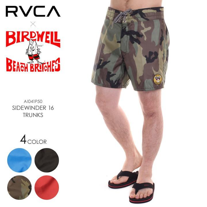 Rvca X Birdwell サーフパンツ メンズ Sidewinder 16 Trunks Ai041 P50 18夏 ブラック カモ レッド ブルー 28 30 32 34 Rv18suai041p50 3ocean 通販 Yahoo ショッピング