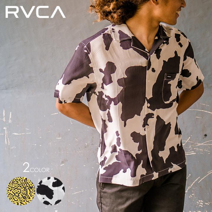 Rvca メンズ 半袖シャツ 柄シャツ Stanger Aloha Ss ショートスリーブシャツ アニマル柄 アロハシャツ ブランド Rv21subb 3ocean 通販 Yahoo ショッピング