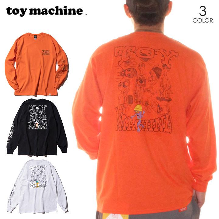 ロンt メンズ ブランド Toy Machine トイマシーン アパレル おしゃれ イラスト スケボー ストリート 21秋冬 Characters Long Tee Tmfblt7 Toy21fatmfblt7 3ocean 通販 Yahoo ショッピング