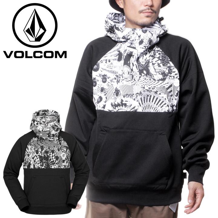 VOLCOM ボルコム スノーウェア パーカー インナーシェル メンズ スノーボード プルオーバー フリース HYDRO RIDING