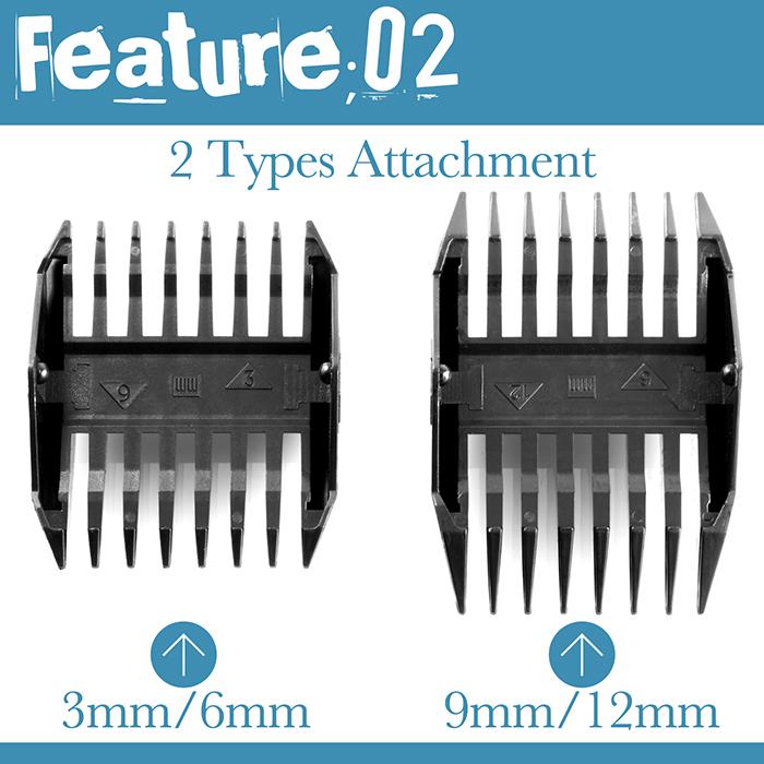 バリカン 電池式バリカン ヘアクリッパー コードレス 4段階刈高調整 2種アタッチメント付属 超軽量設計 静音設計 散髪 セルフカット 家庭用 メンズ 女性 子供 |  | 04