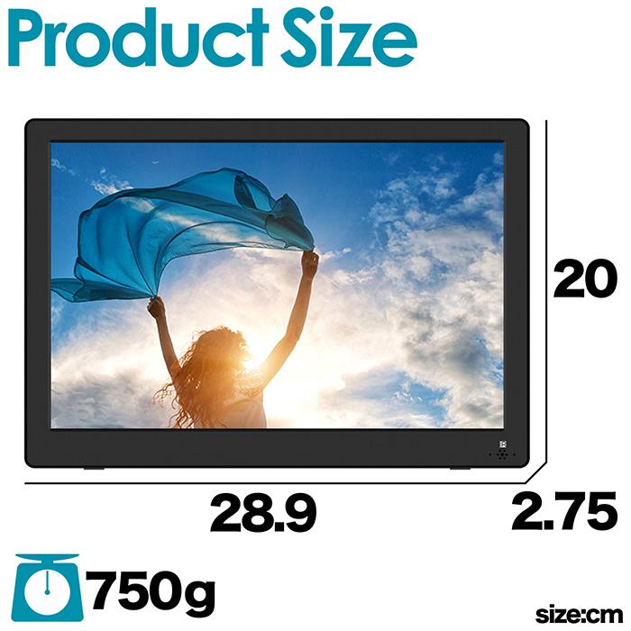 ポータブルテレビ 12.1インチ 3波チューナー搭載 地デジ BS CS 番組